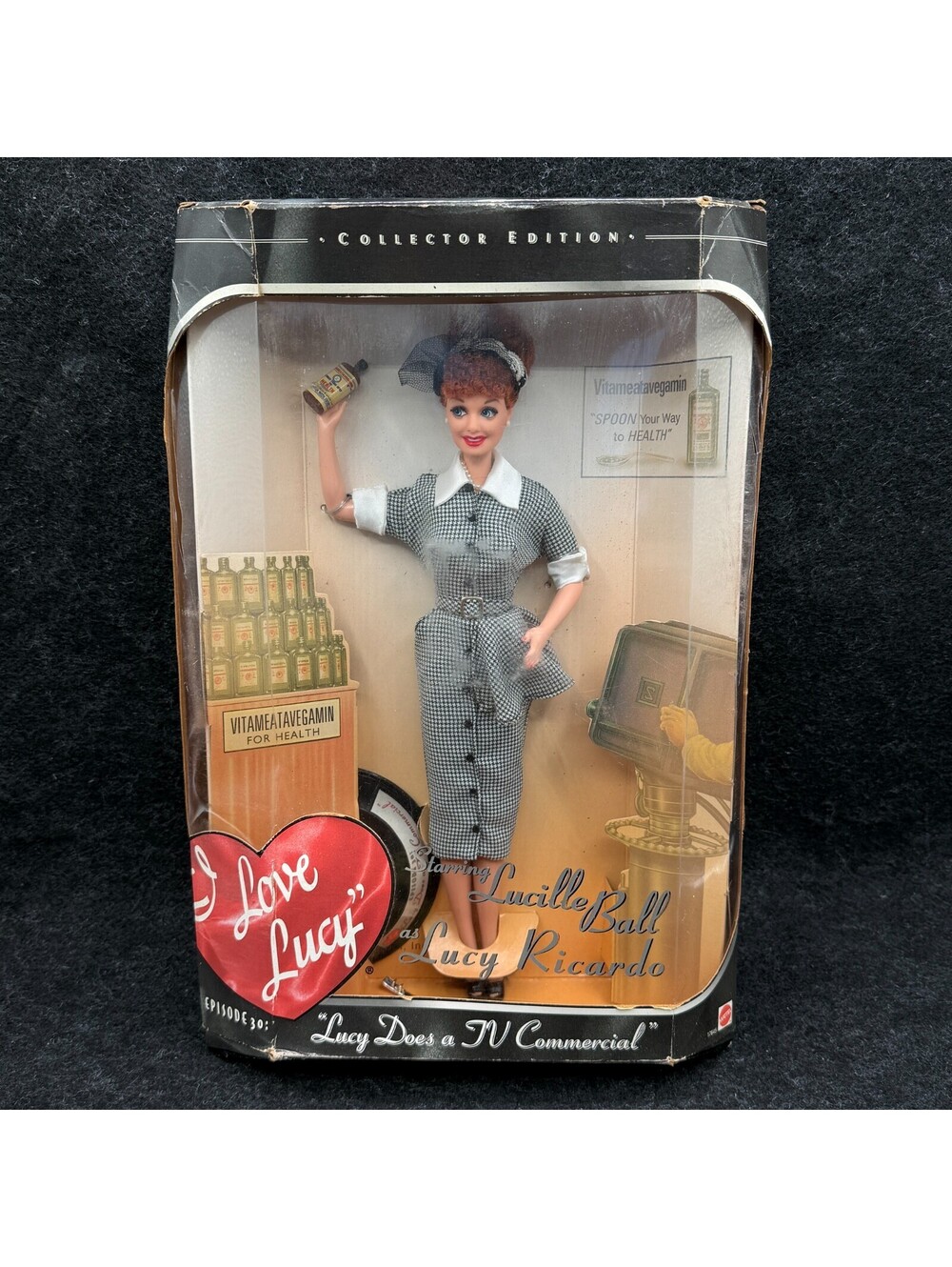 NIB I Love Lucy Barbie Doll 1997 Lucy Does A TV Commercial Episode 30 #17645